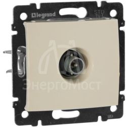 Механизм розетки TV СП Valena проходная 14дБ сл. кость Leg 774331