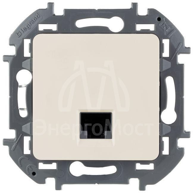 Розетка компьютерная Inspiria RJ45 кат.5E UTP сл. кость Leg 673826