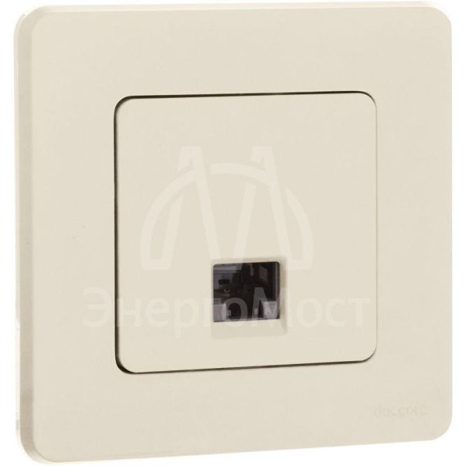 Розетка компьютерная Inspiria RJ45 кат.5E UTP сл. кость Leg 673826