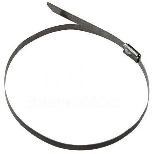 Хомут-стяжка стальной 4.6х200 (уп.100шт) Rexant 07-0208-100