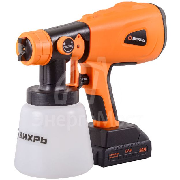 Краскопульт аккумуляторный Вихрь АКП-20Li