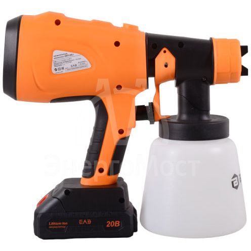 Краскопульт аккумуляторный Вихрь АКП-20Li