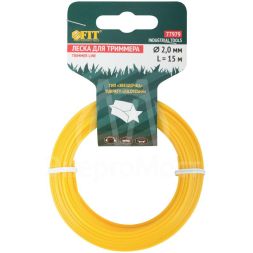 Леска для садовых триммеров &amp;quot;Звездочка&amp;quot; 2.0ммх15м FIT 77979