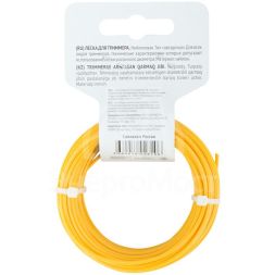 Леска для садовых триммеров &amp;quot;Звездочка&amp;quot; 2.0ммх15м FIT 77979