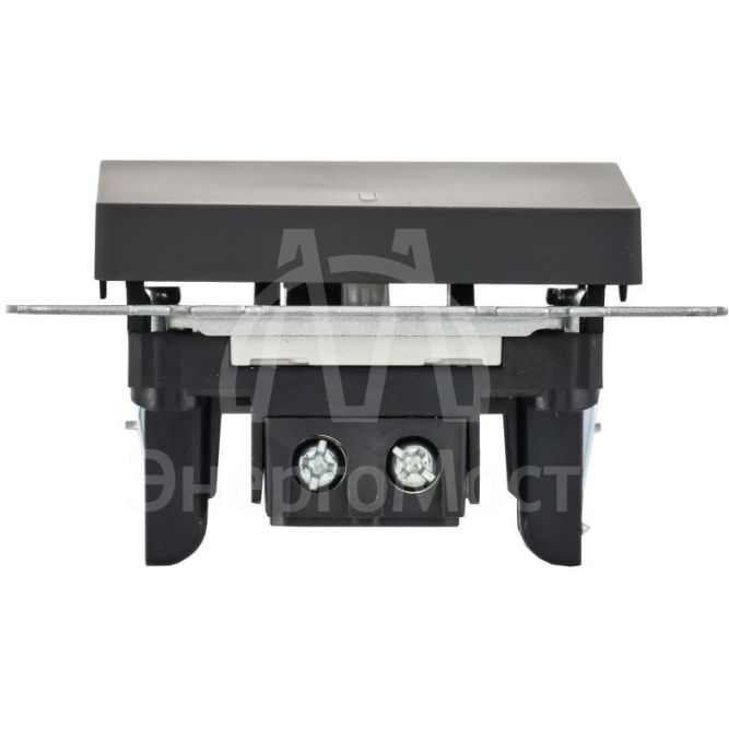 Выключатель 1-кл. СП BRITE ВС10-1-1-БрГ 10А с инд. графит IEK BR-V10-1-10-K53