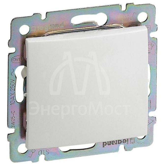 Механизм переключателя проходного на 2 направления 1-кл. СП Valena 10А IP31 250В бел. Leg 774406