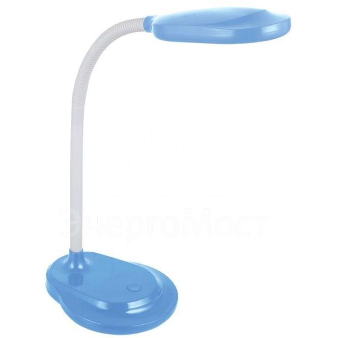 Светильник настольный UF-735 С13 LED 9Вт голуб. Ultraflash 14188