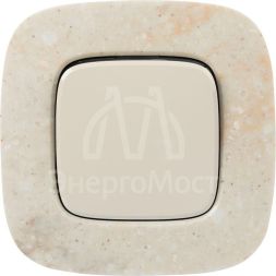 Механизм выключателя 1-кл. СП Valena Allure 10А IP20 250В 10AX с лиц. панелью безвинт. зажимы сл. кость Leg 752801