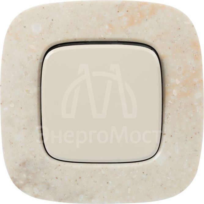 Механизм выключателя 1-кл. СП Valena Allure 10А IP20 250В 10AX с лиц. панелью безвинт. зажимы сл. кость Leg 752801