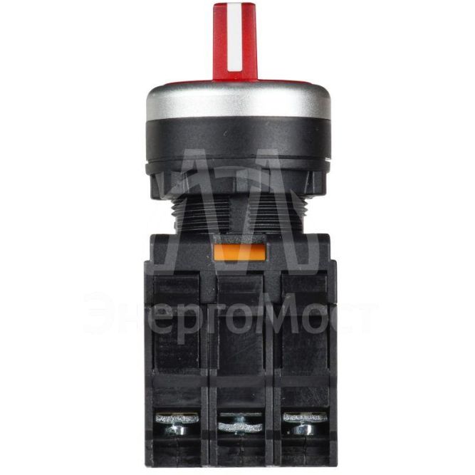 Переключатель 3 полож. 2НО с подсветкой красн. MASTER IEK MI-SW60-20XD-4-14-3-K04