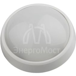 Светильник светодиодный SPB-1-08 (W) ЖКХ 180х75 8Вт 640лм 4000К IP54 круг бел. (инд.упак.) ЭРА Б0017326