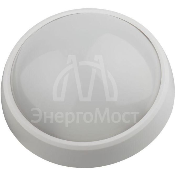 Светильник светодиодный SPB-1-08 (W) ЖКХ 180х75 8Вт 640лм 4000К IP54 круг бел. (инд.упак.) ЭРА Б0017326