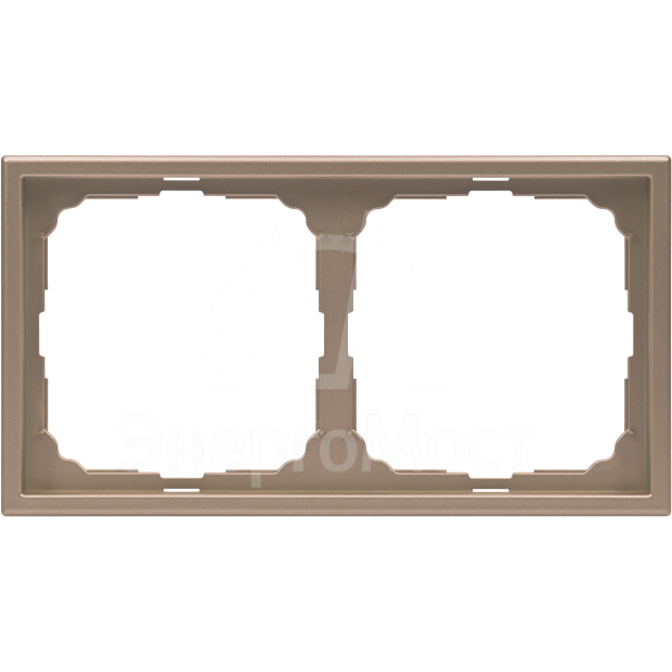 Рамка 2-м ArtGallery универс. шампань SE GAL000502