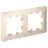 Рамка 2-м AtlasDesign Air беж./дым. бел. SE ATN220202