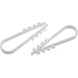 Дюбель-хомут 11-18мм для круглого кабеля NO-224-557 бел. (уп.10шт) Эра Б0066307