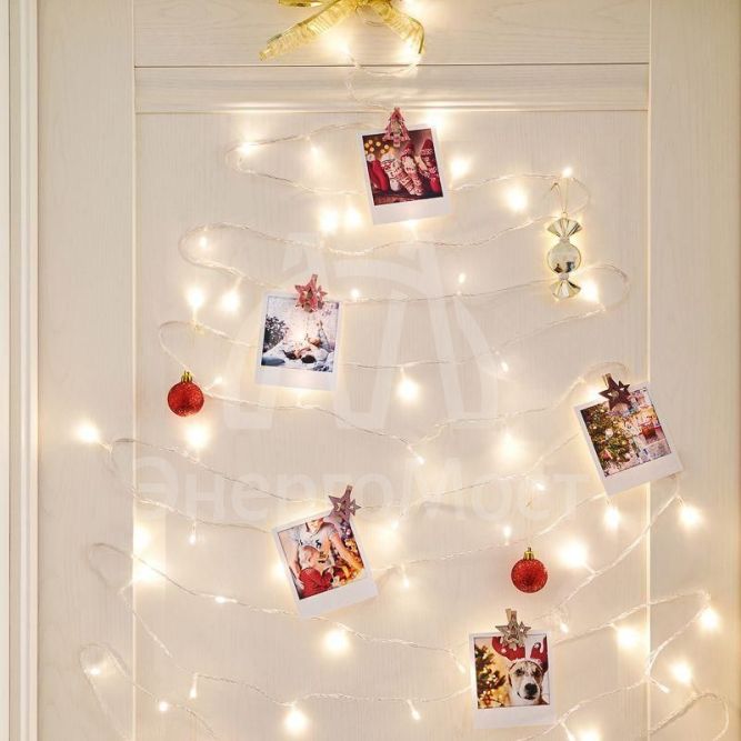 Гирлянда &amp;quot;Твинкл Лайт&amp;quot; 10м 80LED тепл. бел. провод прозр. Neon-Night 303-186