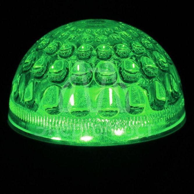 Лампа светодиодная 1Вт 9LED Шар d50 E27 зел. Neon-Night 405-214