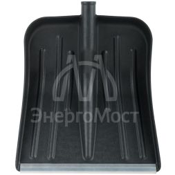 Лопата для уборки снега малая 360х400мм без черенка пластик. 68098