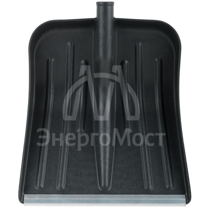 Лопата для уборки снега малая 360х400мм без черенка пластик. 68098