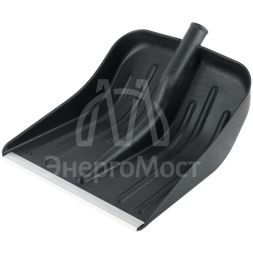 Лопата для уборки снега малая 360х400мм без черенка пластик. 68098