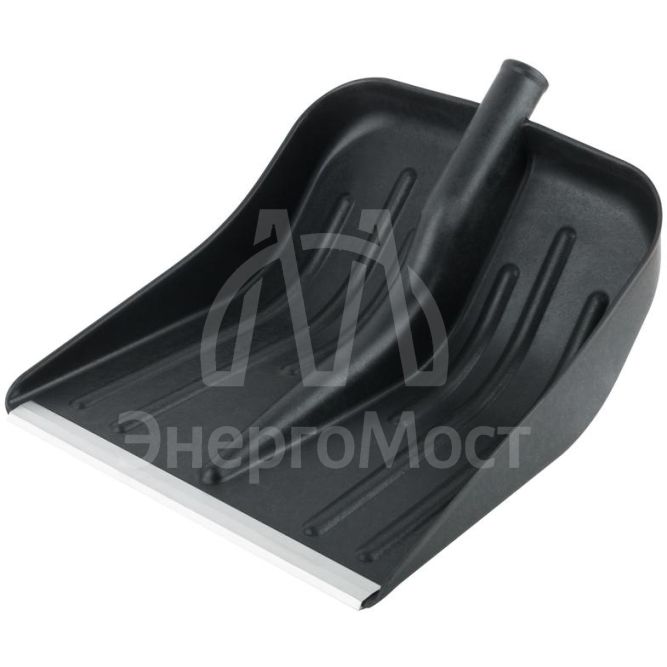 Лопата для уборки снега малая 360х400мм без черенка пластик. 68098