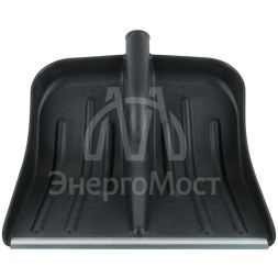 Лопата для уборки снега малая 360х400мм без черенка пластик. 68098