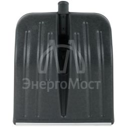 Лопата для уборки снега малая 360х400мм без черенка пластик. 68098