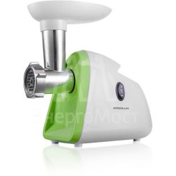 Мясорубка электрическая ELX-MG01-C34 1800Вт реверс 220-240В бел./салат. Ergolux 13968
