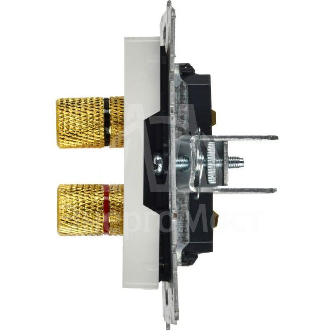 Аудиорозетка 4-м BRITE РА10-БрБ бел. IEK BR-S40-K01