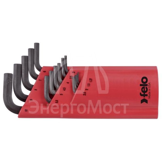 Набор шестигранных ключей с шаровым окончанием (уп.15шт) Felo 35515001