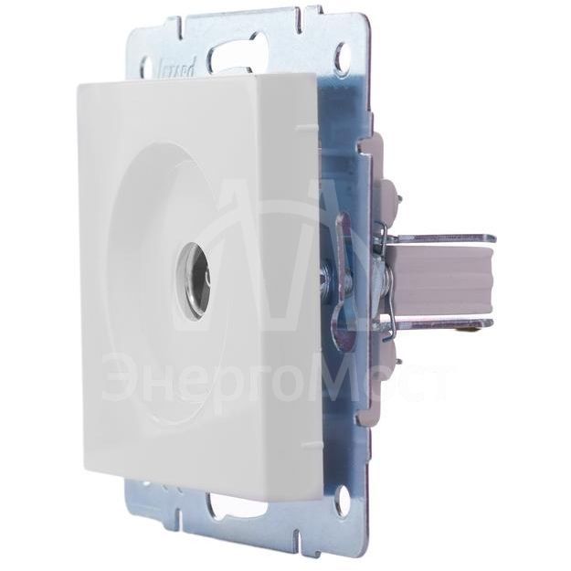 Розетка телевизионная оконечная TV 1-м СП Vesna механизм бел. LEZARD 742-0288-130