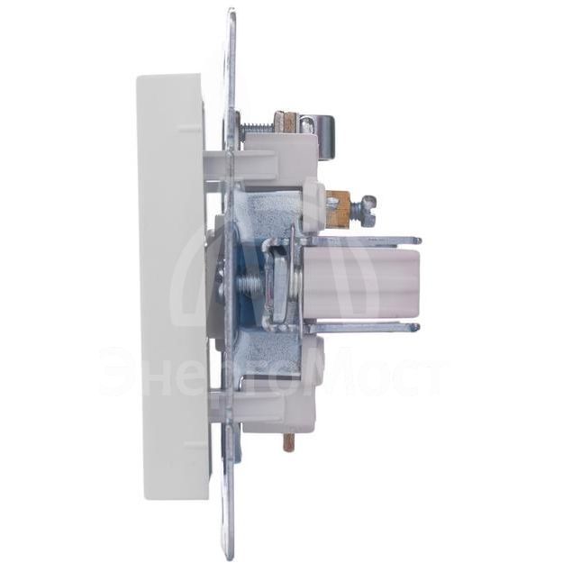 Розетка телевизионная оконечная TV 1-м СП Vesna механизм бел. LEZARD 742-0288-130