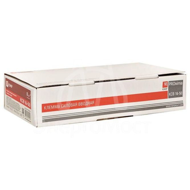 Клемма силовая вводная тройная КСВ 16-50кв.мм сер. PROxima EKF plc-kvs3-16-50-grey