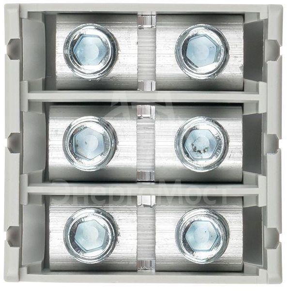 Клемма силовая вводная тройная КСВ 16-50кв.мм сер. PROxima EKF plc-kvs3-16-50-grey