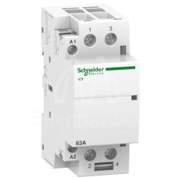 Контактор мод. iСТ Acti9 63А/2п 2НО 230/240В SchE A9C20862