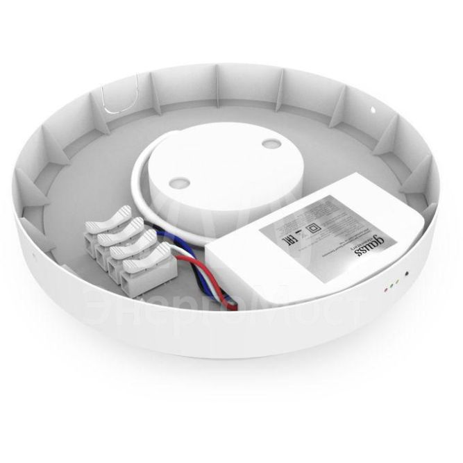 Светильник светодиодный Elementary 18Вт 4000К IP54 1620лм d205х65мм ДБП круг настенно-потолочный с БАП GAUSS 126411218A