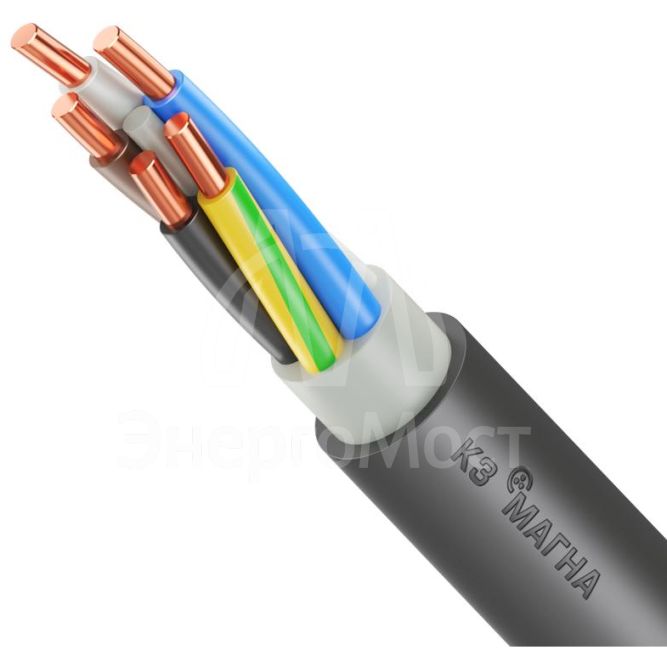 Кабель ВВГнг(А)-LSLTx 5х10 ОК (N PE) 0.66кВ (м) Магна УТ000025350
