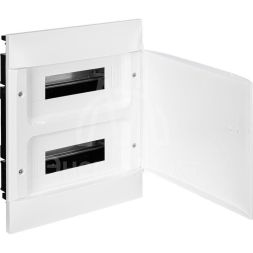 Щиток пластиковый встраиваемый Practibox S 2х12 бел. дверь Leg 135542