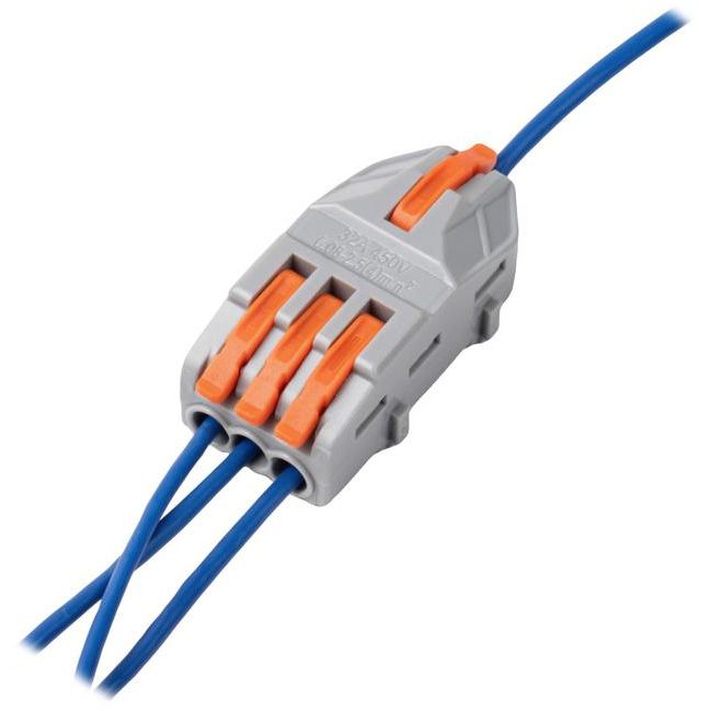 Клемма монтажная СМК PTC-1P 4213 BL/3 450В 32А 0.08-2.5(4.0)кв.мм JazzWay 5073746