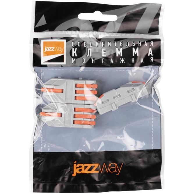 Клемма монтажная СМК PTC-1P 4213 BL/3 450В 32А 0.08-2.5(4.0)кв.мм JazzWay 5073746