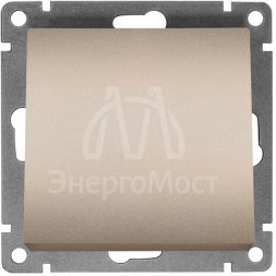 Выключатель 1-кл. СП Афина 10А IP20 механизм шампань Universal A0021-Br