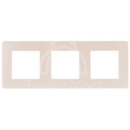 Рамка 3-м 12-5103-02 сатин сл. кость Эра Б0052520