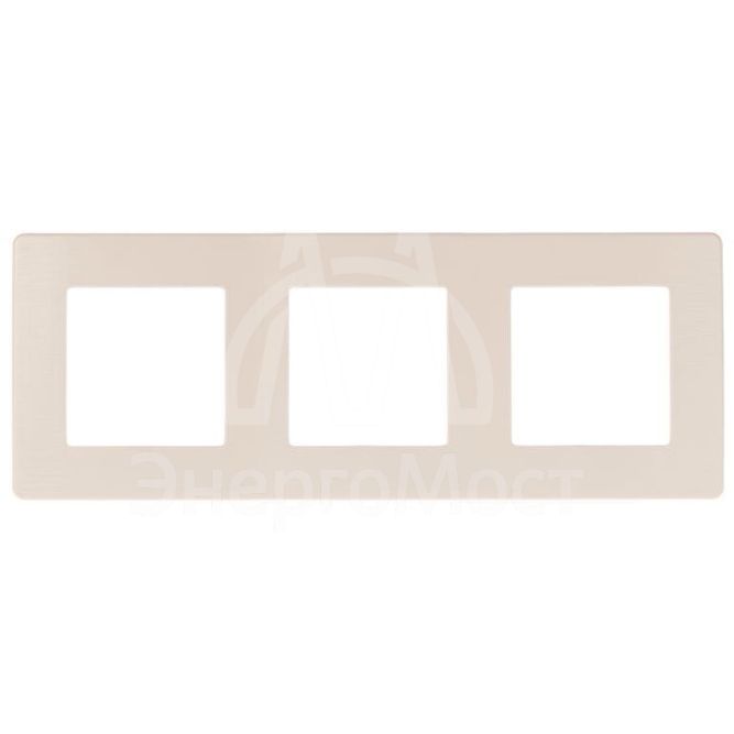 Рамка 3-м 12-5103-02 сатин сл. кость Эра Б0052520