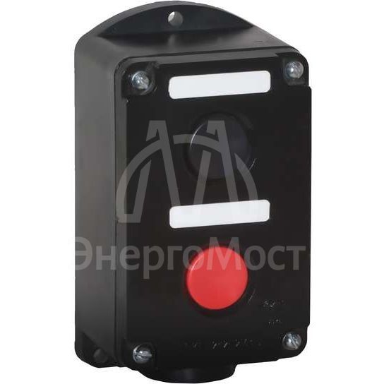 Пост кнопочный ПКЕ-212/2 &amp;quot;Пуск-Стоп&amp;quot; 1 черн. 1 красн. Электродеталь ПКЕ-212/2.1Ч.1К