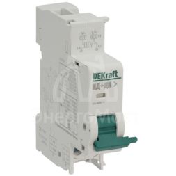 Расцепитель независимый с доп. контактом 24В 48В AC_DC для ВА-101 нов. DEKraft 18103DEK