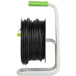 Удлинитель на пластик. катушке 4х40м с заземл. KAT-3x1.5-40m Greenline ПВС 3х1.5 Эра Б0065132