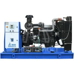 Дизельный генератор ТСС ЭД-150-Т400 в погодозащитном кожухе на прицепе