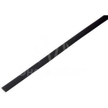 Трубка термоусадочная 8.0/4.0 1м черн. Rexant 20-8006
