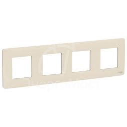 Рамка 4-м UNICA STUDIO беж. SchE NU200844