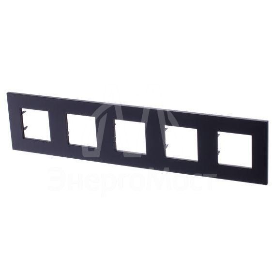 Рамка 5-м 10мод. Zenit антрацит ABB 2CLA227500N1801